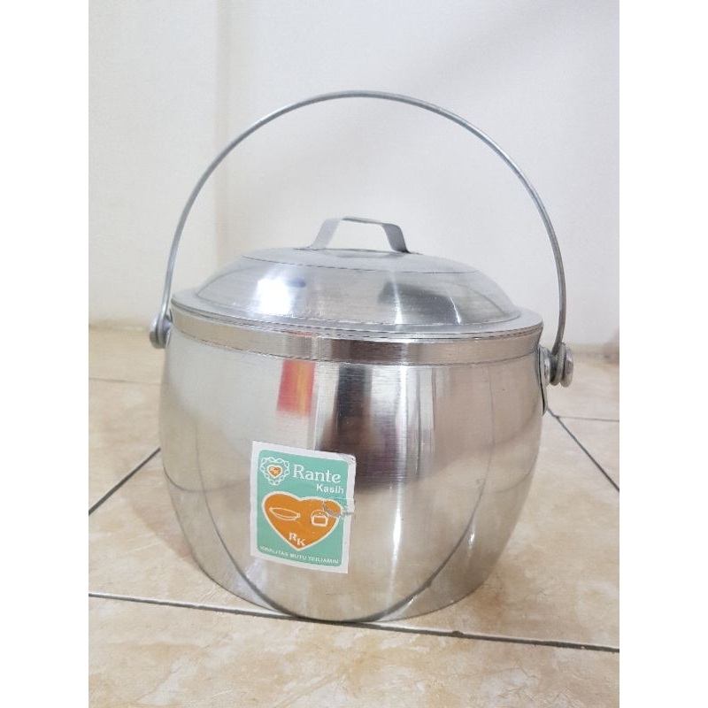 Panci Periuk Nasi Liwet Alumunium/Periuk Rante Kasih No.12