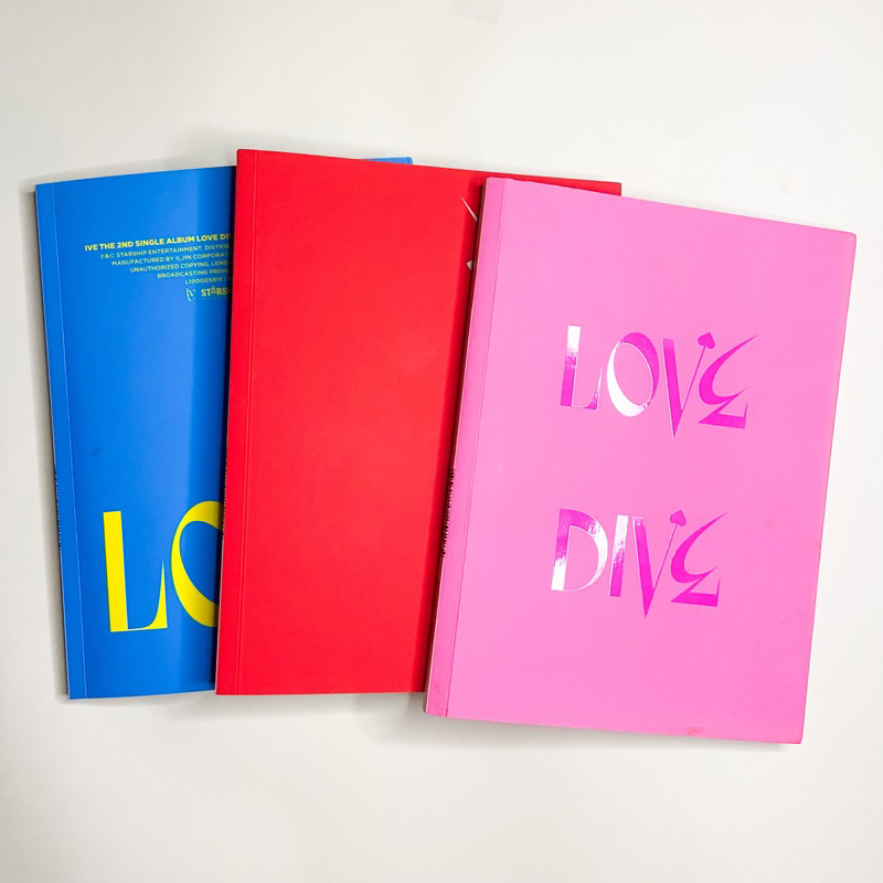 (READY STOCK) OFFICIAL ALBUM LOVE DIVE IVE UNSEALED