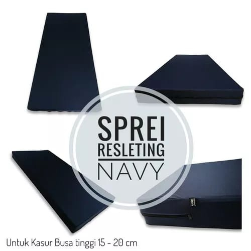 Sprei resleting/sarung kasur busa 90x200x15/90x200x20/120x200x30