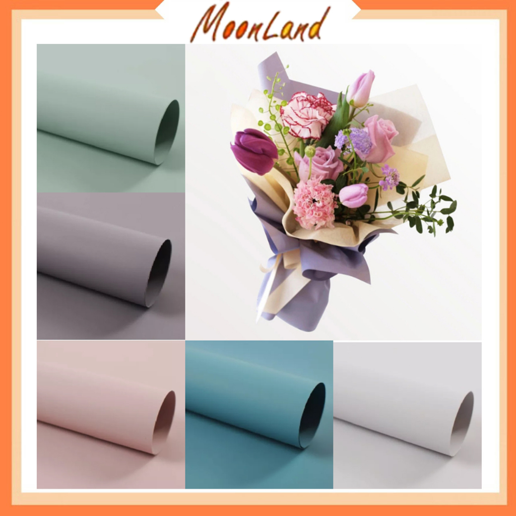 Flower Wrapping Paper polos Kertas bunga 50cm flower wrapping KB6089