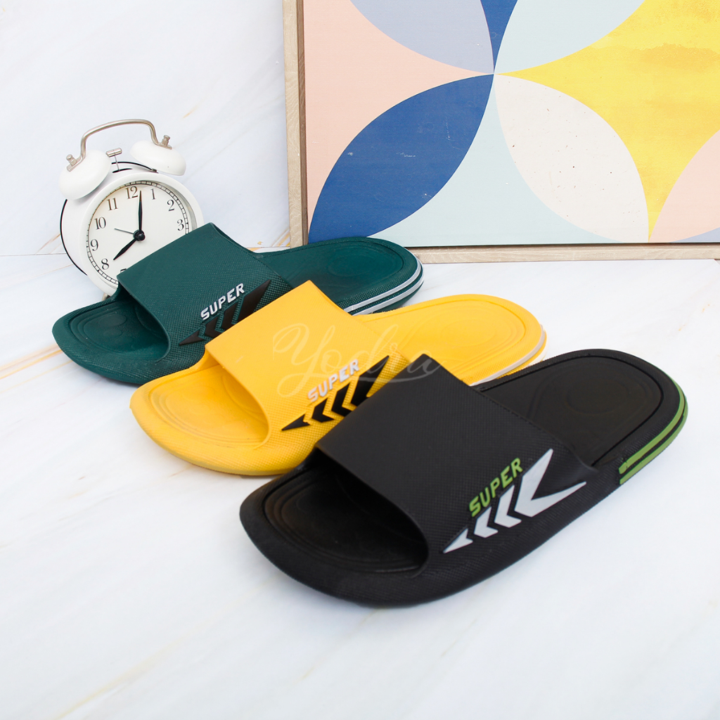 Magani Man Jelly Shoes / Sandal Jelly Pria YDR505 Real Pict