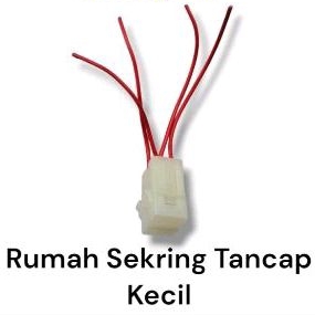 Rumah Sekring Mini/Fuse Box Sekering Tancap Keramik DX Mini/Kecil plus Kabel