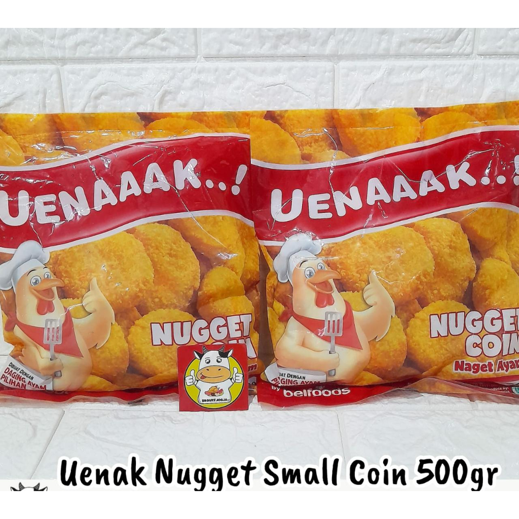 

BELFOODS SMALL CHICKEN NUGGET COIN 500GR - UENAAK SMALL CHICKEN NUGGET COIN 500GR - FROZEN FOOD - BRONTZ JOGJA