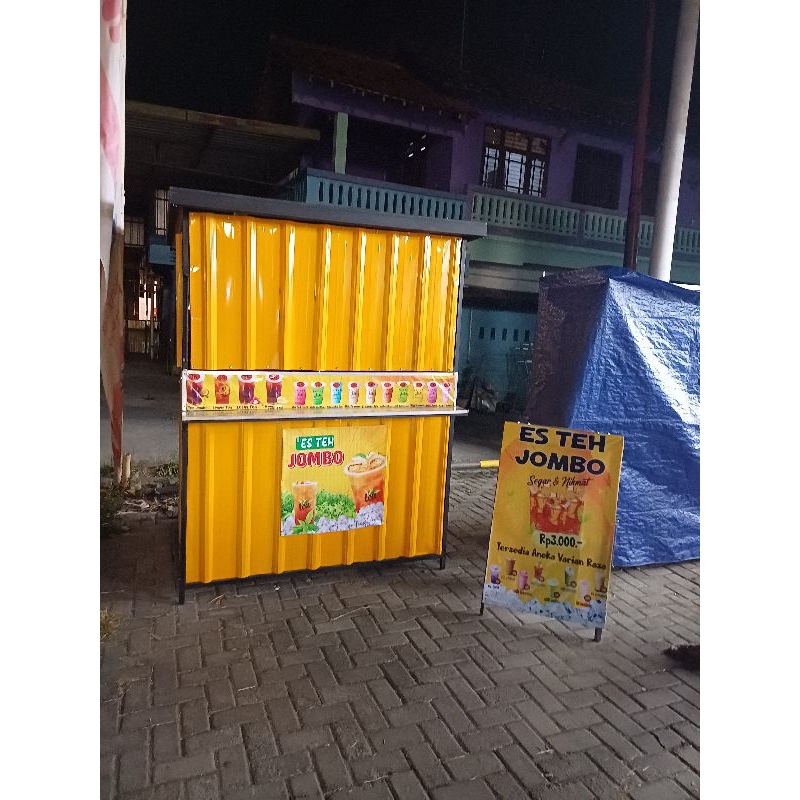 

paket usaha es teh jombo container
