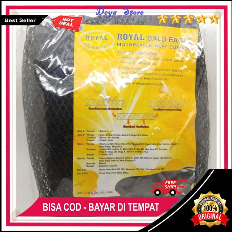 Pelindung Jok Motor Jaring Sarung jok Jaring Motor Vario 125 150 Scoopy Fi Spacy Ori Ukuran Xl