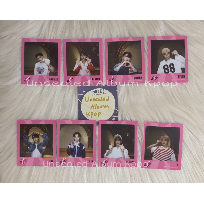 Stray Kids maxident soundwave polaroid pola sw lucky draw r1 r2 r3 luckydraw ld pob benefit Photocar