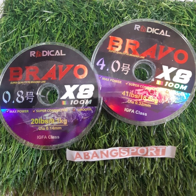 PE Radical Bravo x8 100m