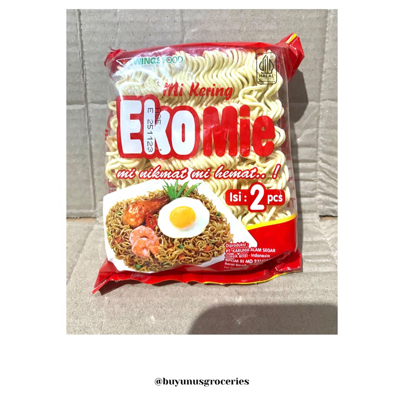 

EKO Mie - Mie Kering Hemat 2pcs/Kemasan Mie Kering