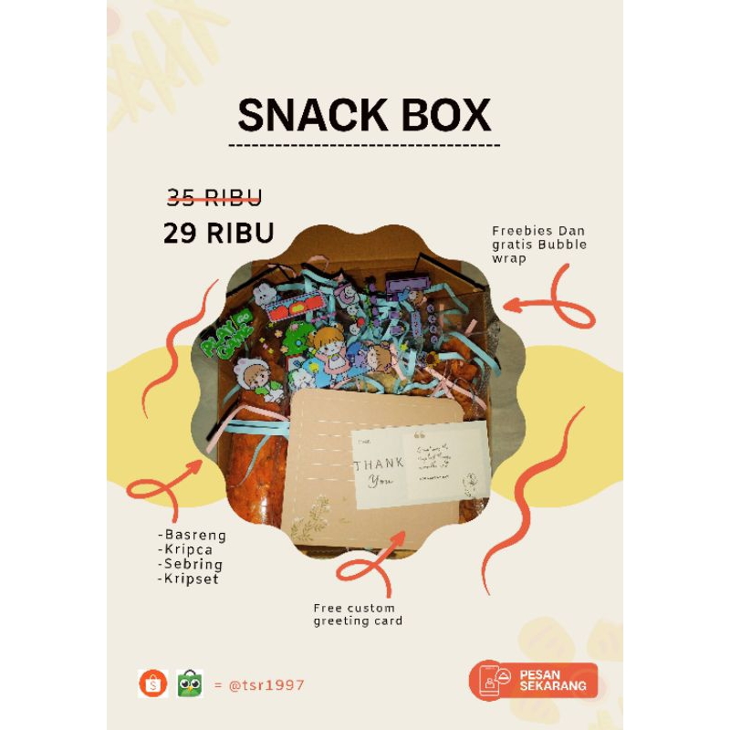 

Snack box hampers