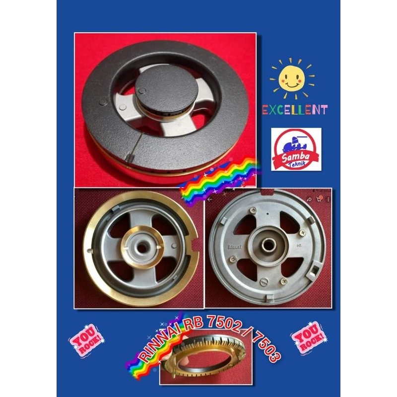 Burner Kompor Tanam Rinnai RB 7502 / RB 7503