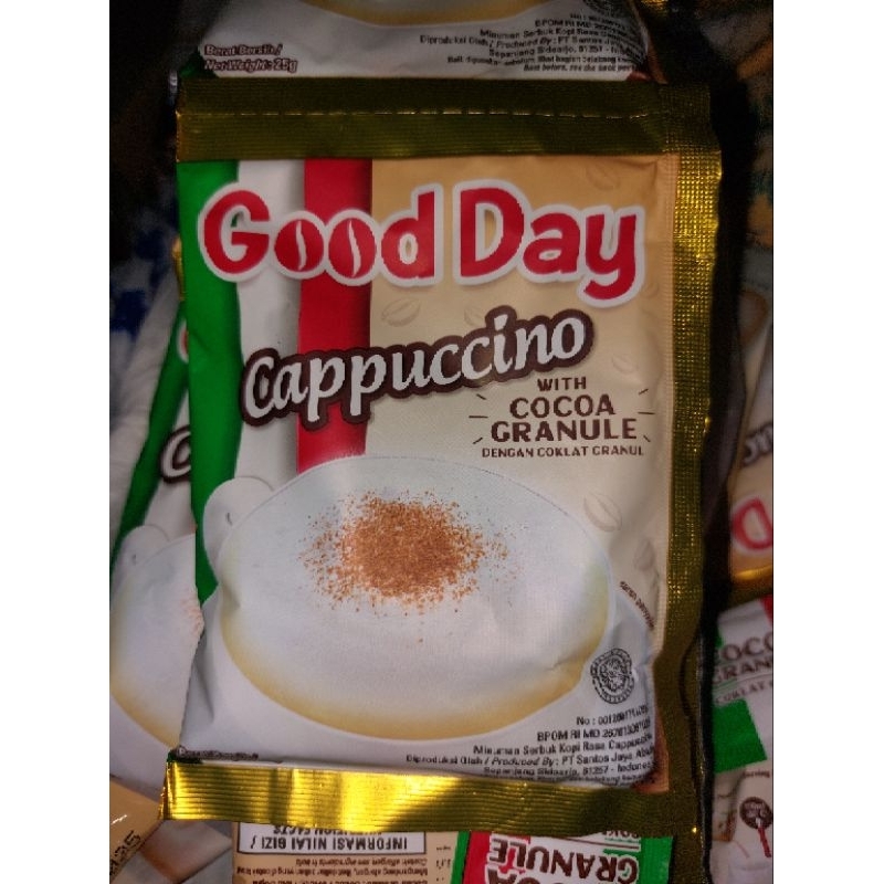 

GOOD DAY CAPPUCCINO 10PCS @25gr