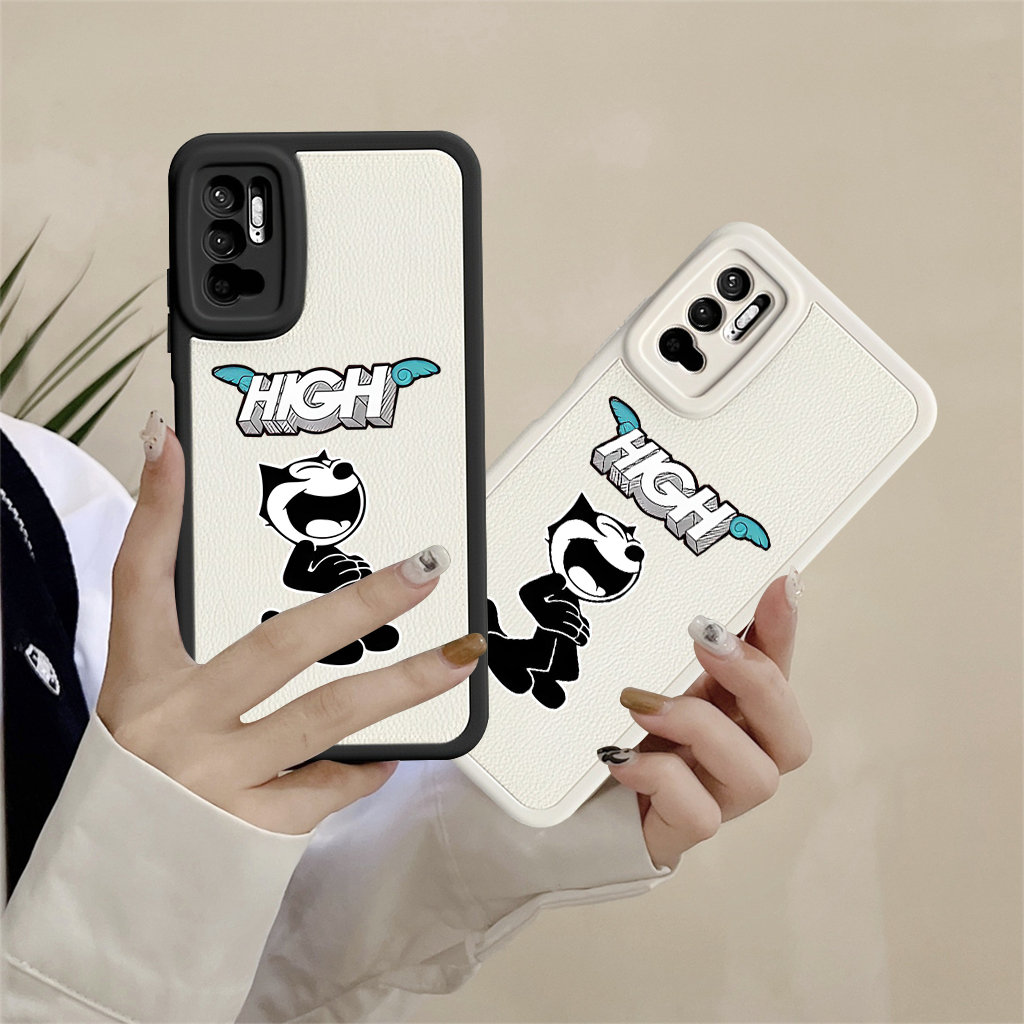 Cassing Realme 5 6 9i 7i C30 C20 C35 C12 C25 Case Lambskin Cute