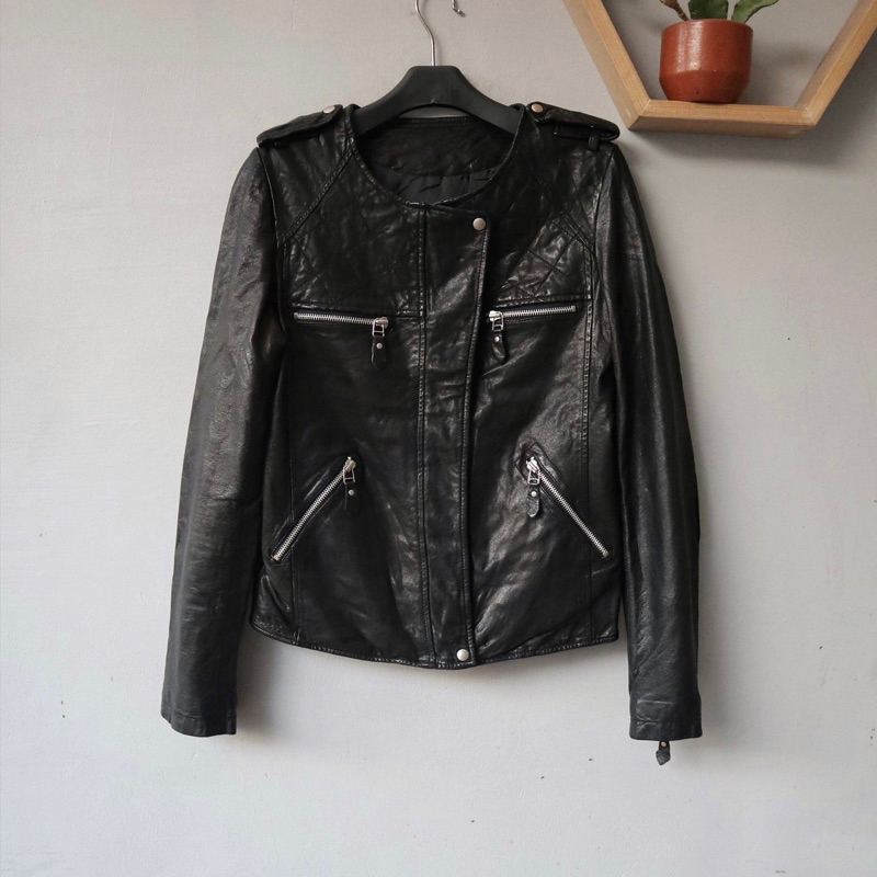 Jaket kulit Ala Isabel Marant Etoile outer Pl bekas preloved second