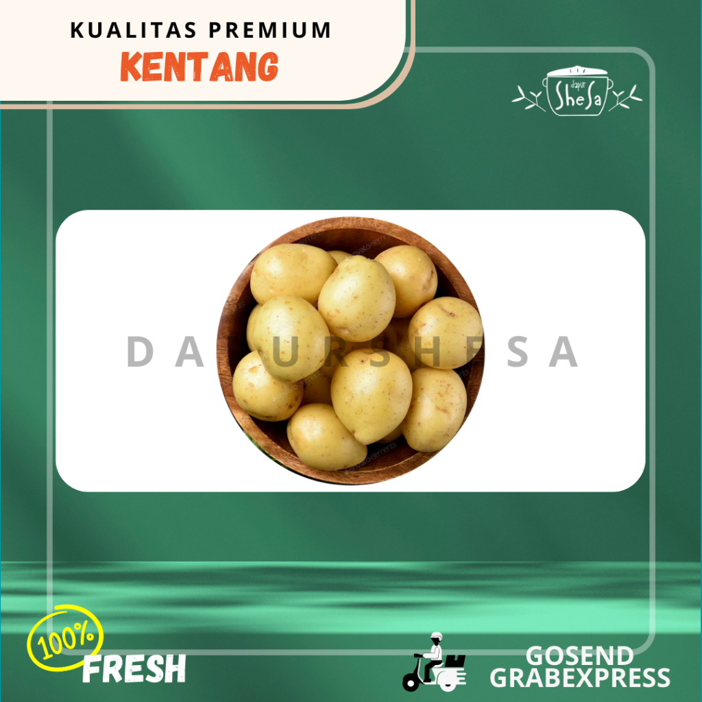 

Sayur Sayuran Kentang Segar / Kentang Ukuran Sedang / Potato Segar / Fresh / Kering / Belanja Sayur Semarang