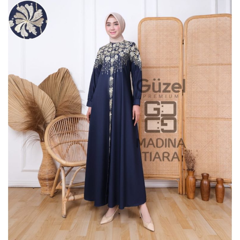 Gamis Madina Bahan Toyobo Premium Bordir/Gamis simple