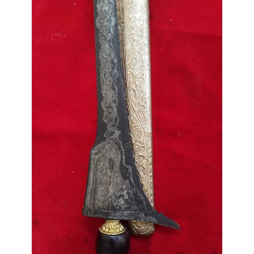 Keris Lurus Kebo Lajer pamor Tritik Tuban