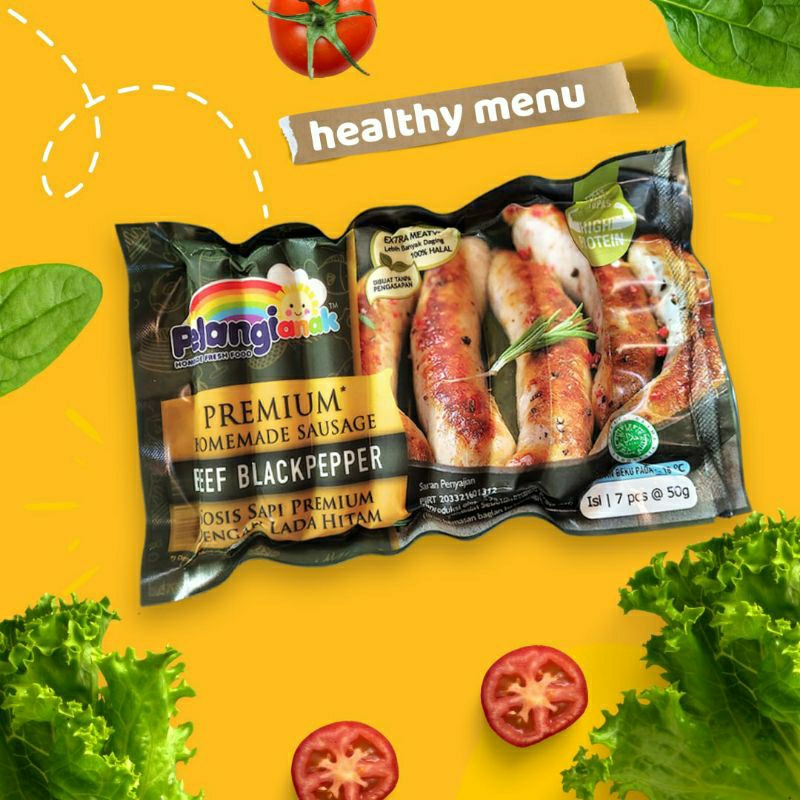 

Sosis Blackpepper Pelangi Anak Halal MUI