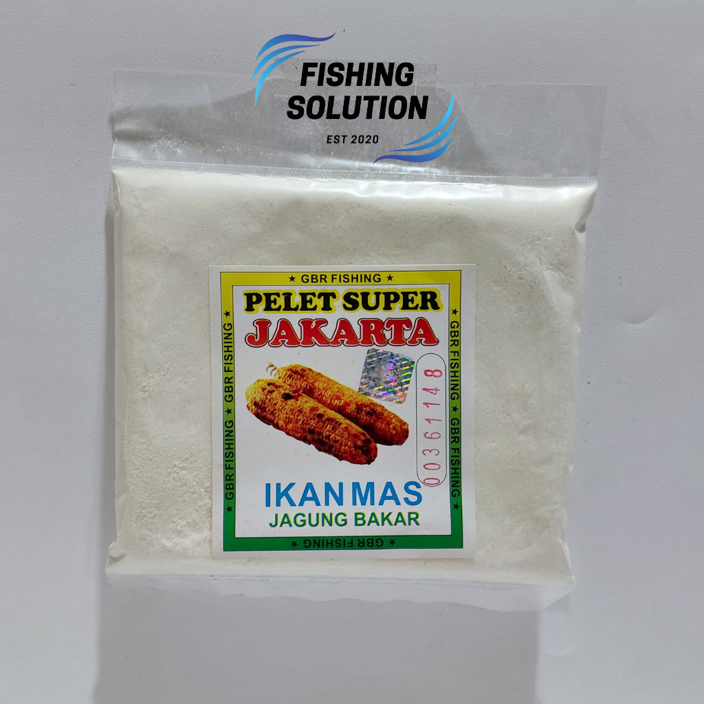 Umpan Pelet Super Jakarta Aroma Jagung Bakar Ikan Mas GBR