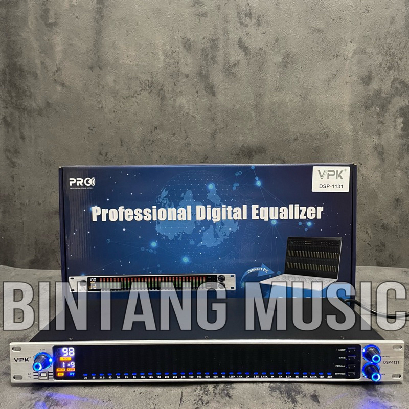 Equaliser digital vpk dsp1131 original vpk dsp 1131 equalizer