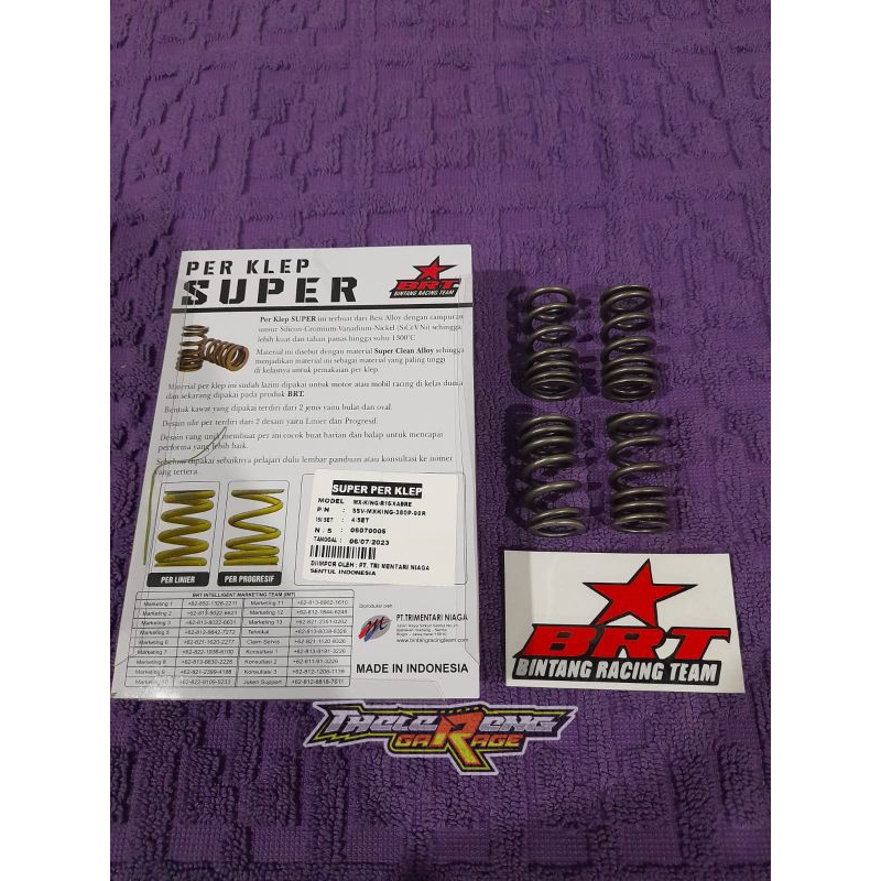 Per Klep Mx King BRT Pir Klep Super Mx King R15 Xabre Brt Thelereng_Garage Shop