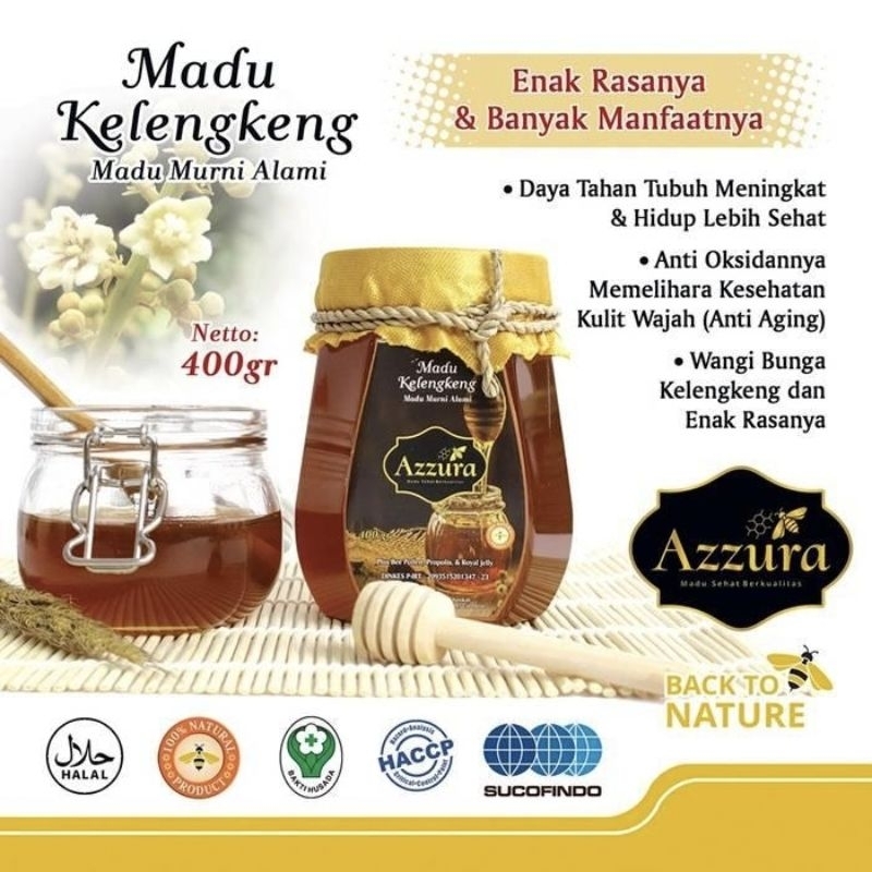 

Madu Azzura - Madu kelengkeng | Madu Murni Alami Rasa Kelengkeng Manis Enak