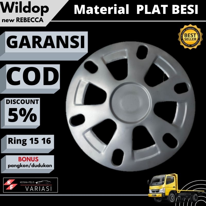 Wildop Truk Ring 16 15 Plat Besi New Rebeca pentil