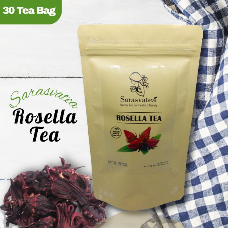 

ROSELLA TEA : TEH BUNGA ROSELLA ISI 30 TEA BAG