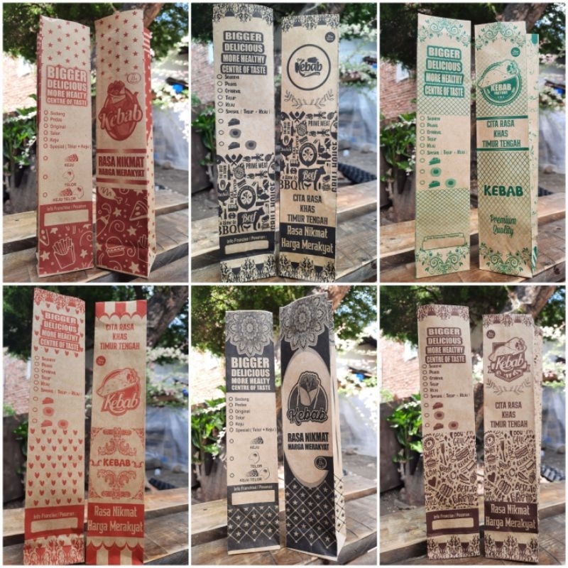 

Bungkus KEBAB Murah isi 50 pcs / Kertas Kebab Coklat Murah isi 50 pcs