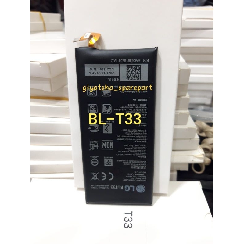 Batre  Battery Baterai LG Q6/ Q6+ BL-T33 Original