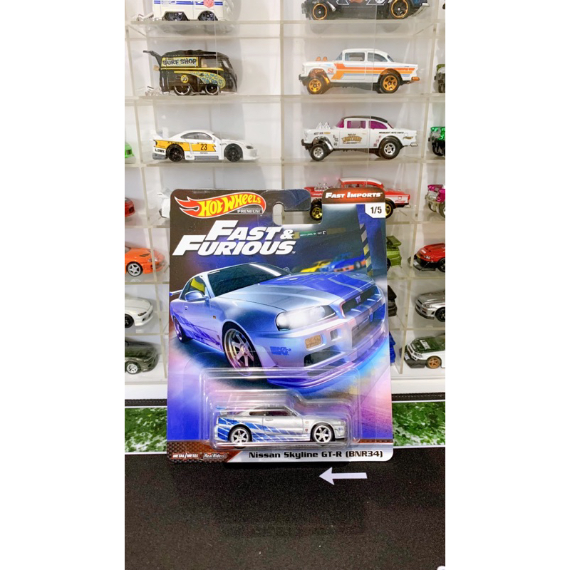 Hotwheels Nissan Skyline GT-R BNR34 R34 Fast Import