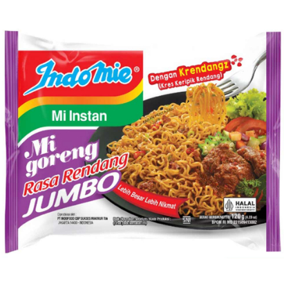 Indomie Mie Goreng Jumbo Rendang 120 gram