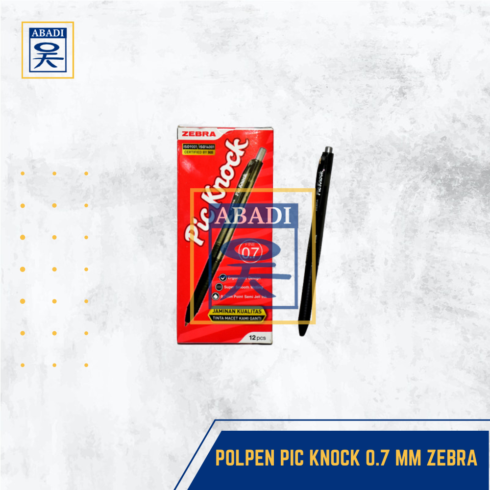 

POLPEN PIC KNOCK PER PCS 0.7 MM ZEBRA