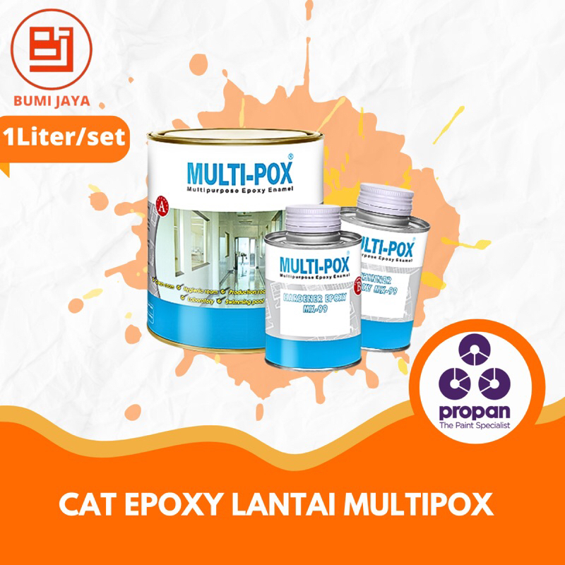 Cat epoxy lantai Multipox MX-99 Propan 1 Ltr/set