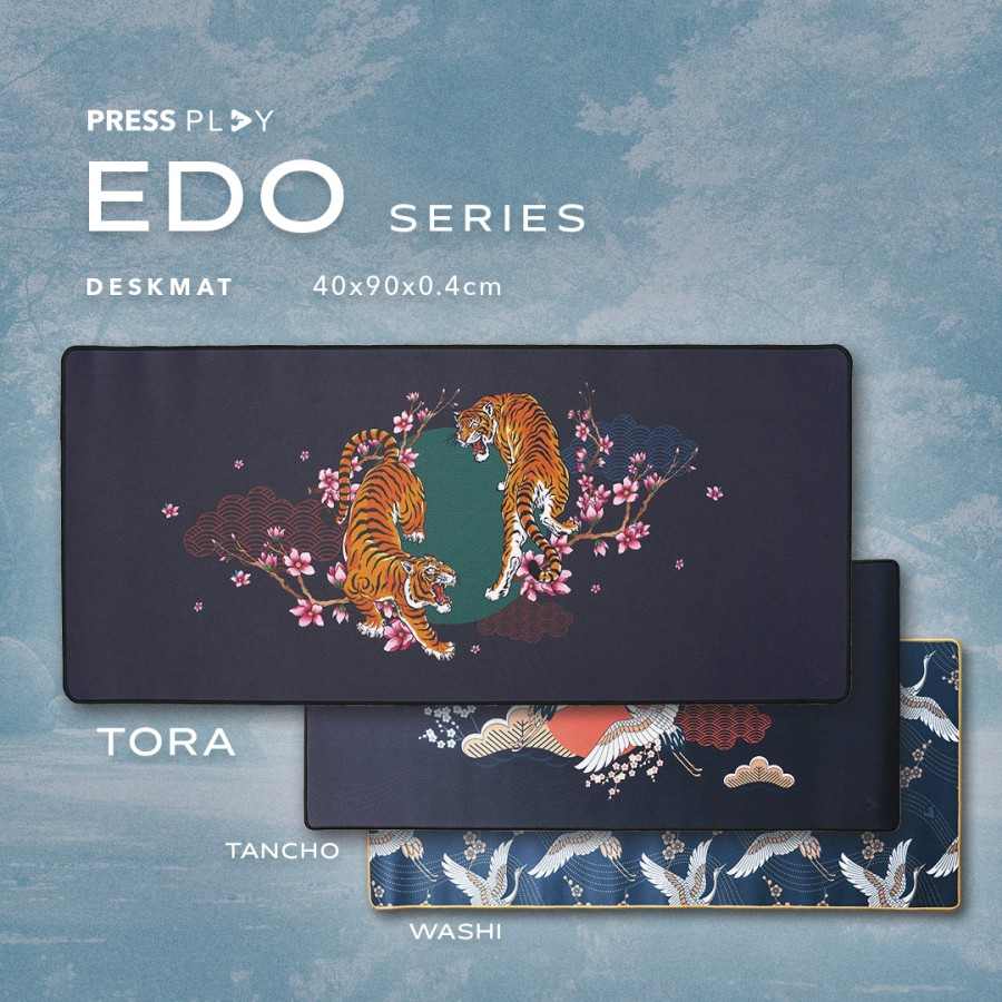 Press Play EDO Series Gaming Mousepad Deskmat