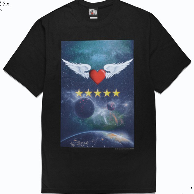 Baju Kaos Dewa 19 Bintang Lima Cotton 30s