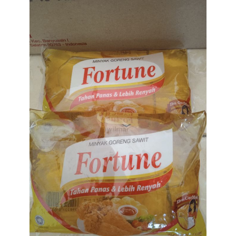 

Minyak Goreng Fortune Kemasan 1L Bantal