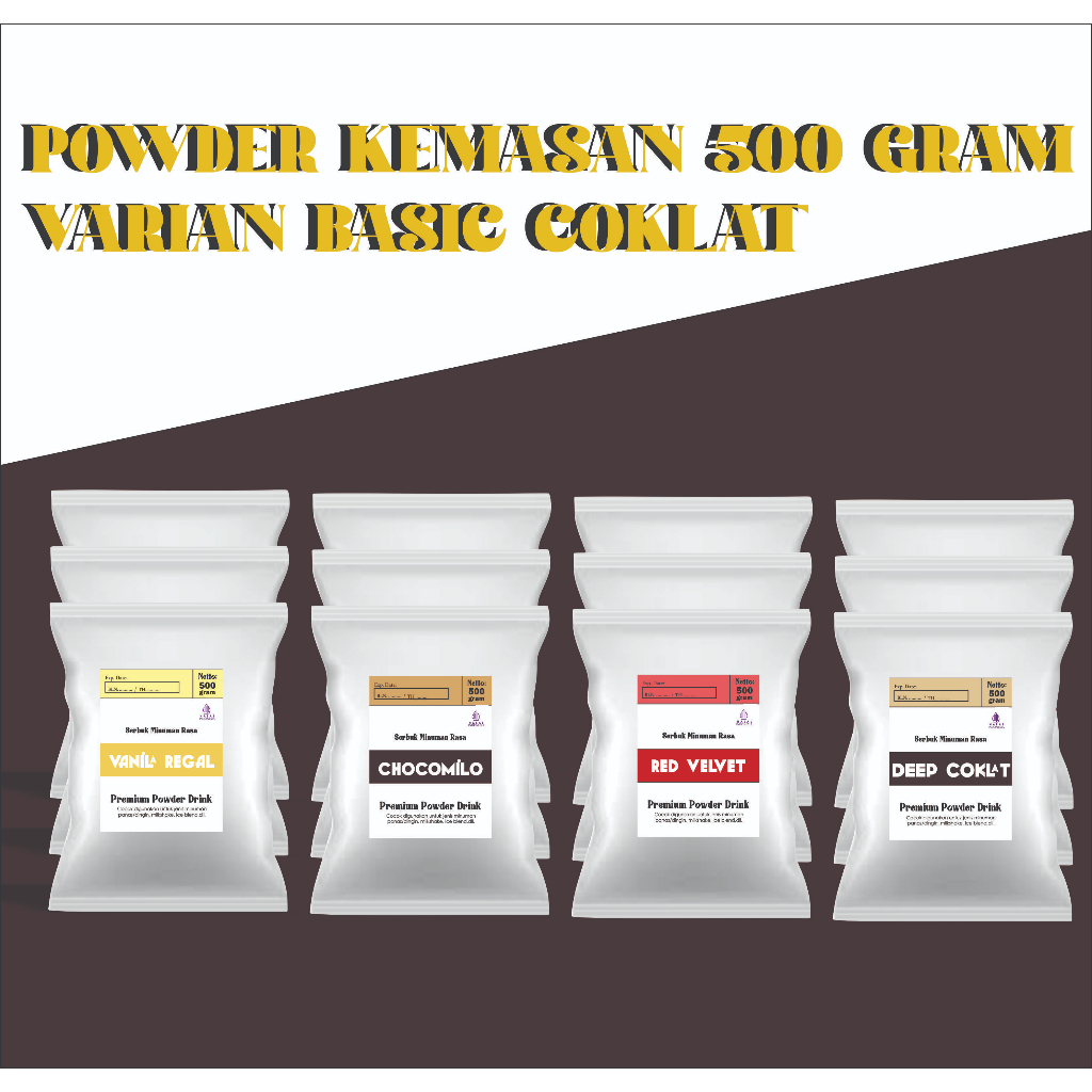 

POWDER VARIAN BASIC COKLAT MR.OPPA 500GRAM