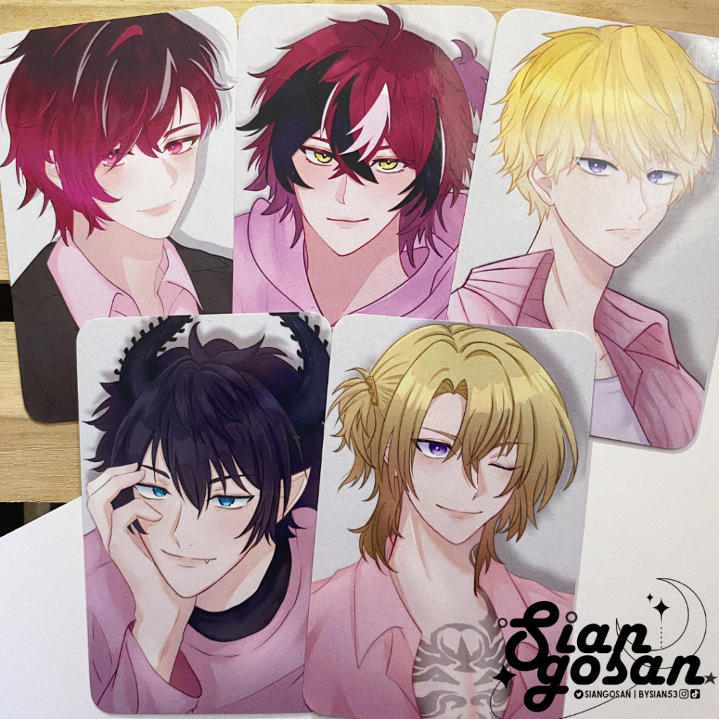 READY Photocard Vtuber Nijisanji EN Luxiem Noctyx ILUNA XSOLEIL [Pink Outfit]