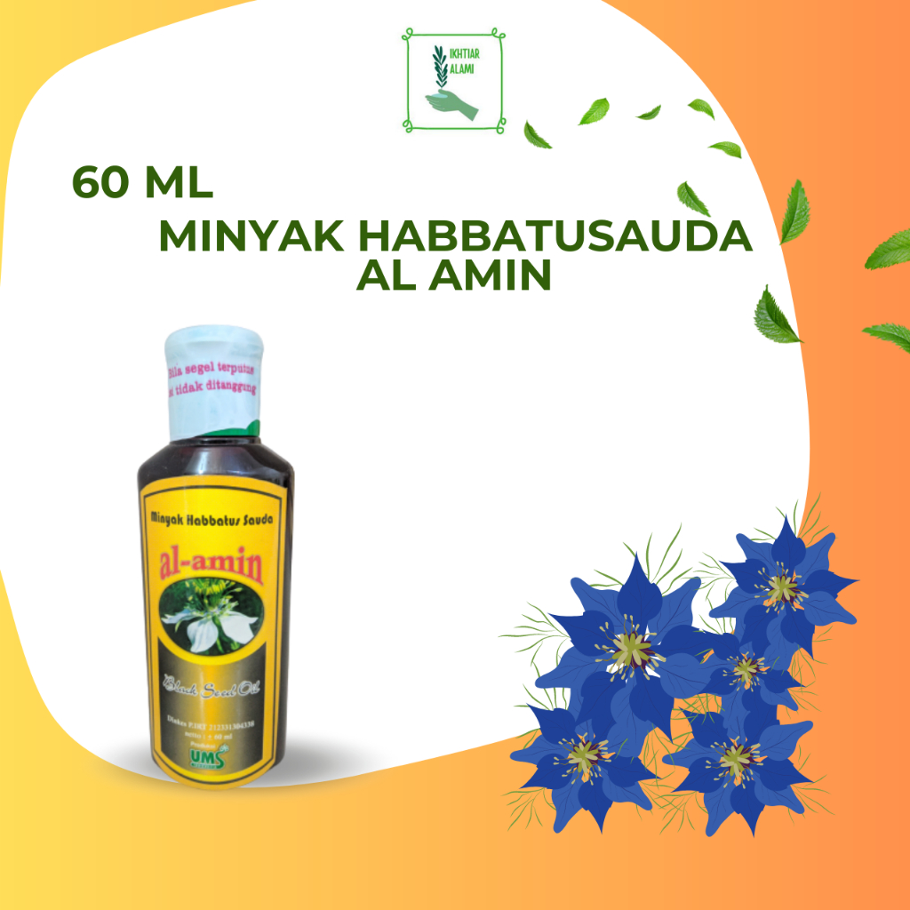 

Minyak Habbatusauda Al Amin 60ml Minyak Habbasy UMS