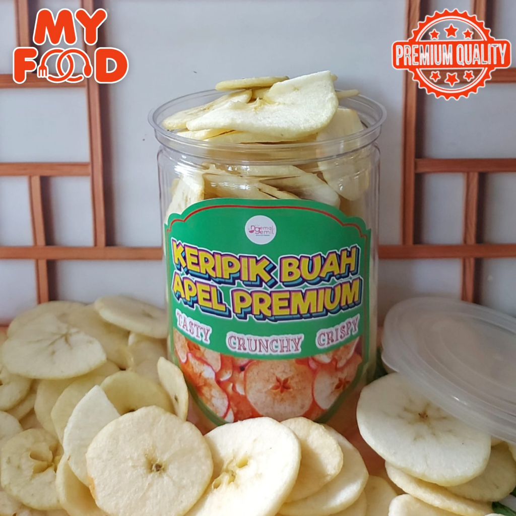 

[Myfoodofficial] - Can Keripik Apel Apple Chips Kripik Buah Apel Kualitas Premium