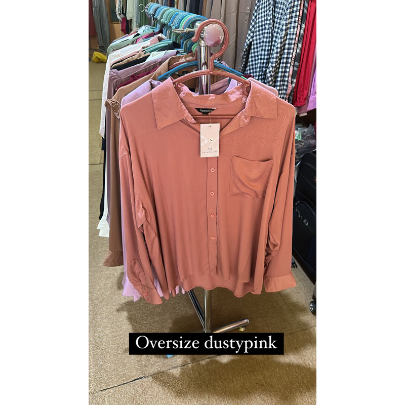 kemeja oversize nurama