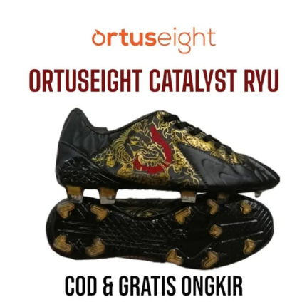 SEPATU BOLA ORTUS CATALYST RYU HITAM TERBARU