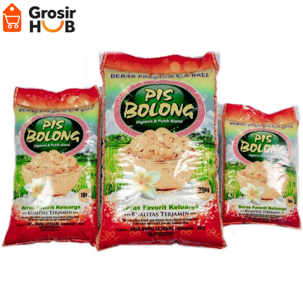 

Beras premium C4 Pis Bolong 25kg