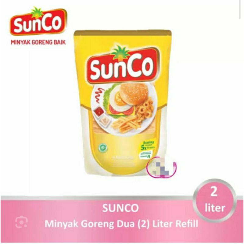 

sunco minyak goreng 2 liter