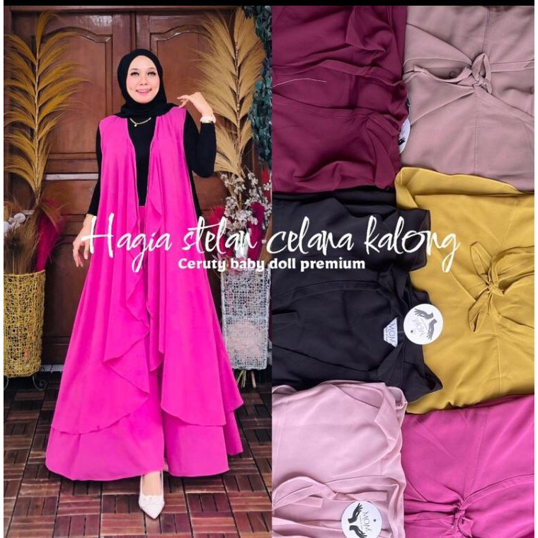 STELAN KALONG SOFIATALI PANJANG - pakaian wanita - pakaian muslimah - stelan fashion wanita - pakaia