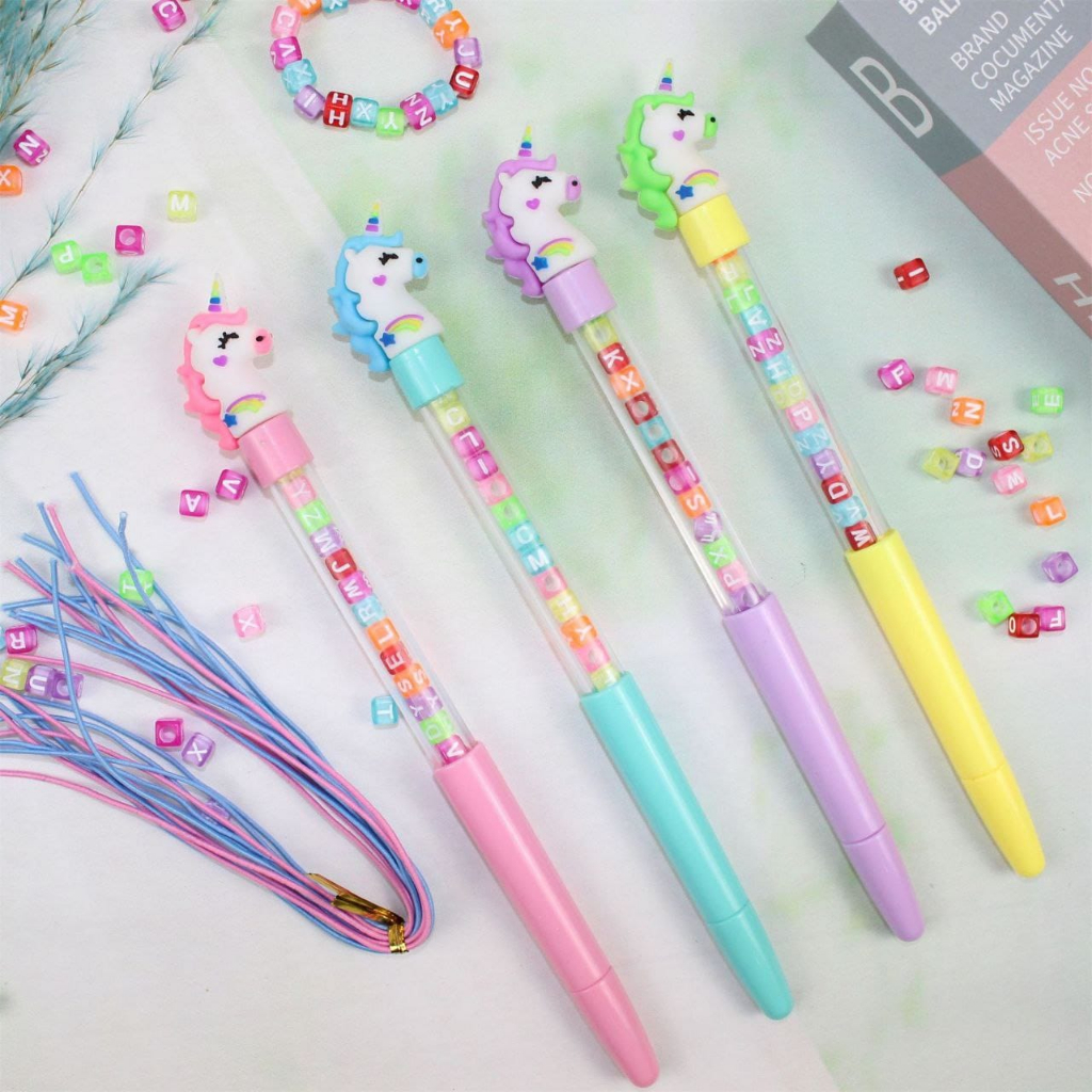 BLINGBERRY Bolpen Unicorn tinta hitam pena unicorn lucu kreatif stationary pen gel pulpen unicorn se