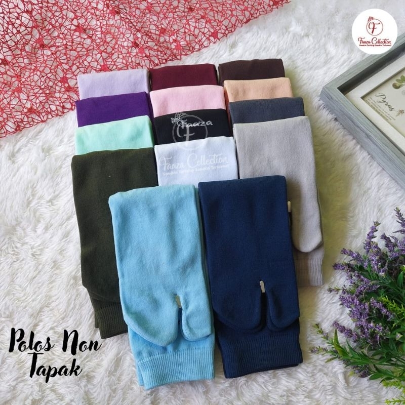 [COD] FAAZA KAOS KAKI POLOS DAN TAPAK MUSLIMAH PREMIUM BY FAAZA COLLECTION