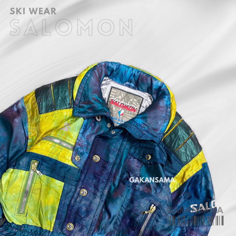 Jaket Vintage Motif Salomon