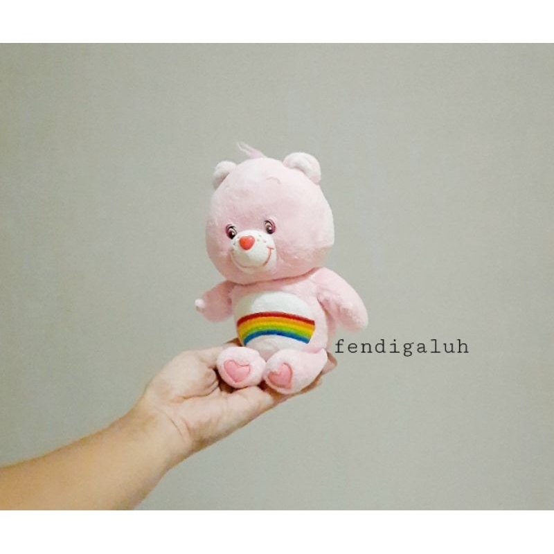 Boneka Carebears Cheer Bear Original Size 20 cm/ Boneka Carebears