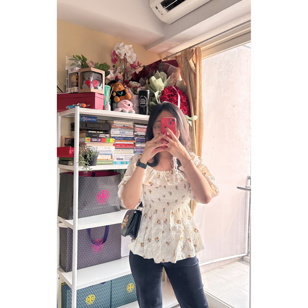 CAMELIA Blouse Wanita / Blouse Import Thailand / Blouse Motif Bunga